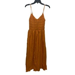Full Length Maxi Spaghetti Strap Summer Dress Size XS Wild Fable